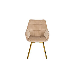 Vivaldi Chaise Pivotant MIA Beige Velours