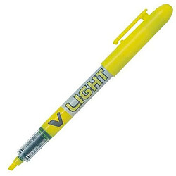 Marqueur fluorescent Pilot V Light Jaune (12)