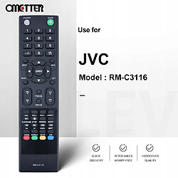 GUPBOO Télécommande Universelle de Rechange pour télécommande JVC Smart HD TV RM-C3116 RM