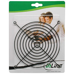 InLine Grille ventilateur 140x140mm, noir