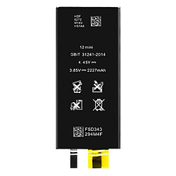 Avizar Batterie Sans BMS pour iPhone 12 Mini Capacité 2227mAh