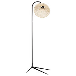 Acheter Beliani Lampadaire en rotin ton naturel KERIAN