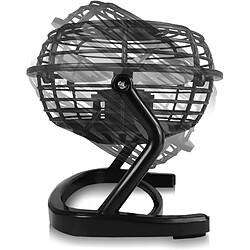 Mini Ventilateur d'étude de Bureau de Bureau Portable USB Noir de 5 Pouces pas cher