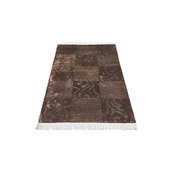 Avis Vidal Tapis de laine 160x79 brun Darya