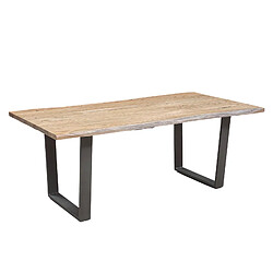 BOIS & CHIFFONS Table a manger en bois | Acacia Forest