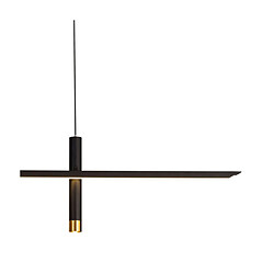 Luminaire Center Suspension Esparta Noir,Or pas cher