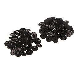 Acheter 50 boutons-pression à coudre pour vêtements, noir 1.8cm