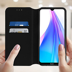 Avis Avizar Housse Xiaomi Redmi Note 8T Étui Portefeuille Fonction Support - Noir