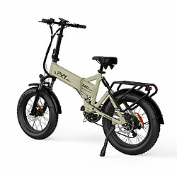 Acheter Vélo Électrique PVY Z20 Plus 1000 - Moteur 250W Batterie 48V16.5AH Freins à Disque Hydrauliques Autonomie 120KM - Beige