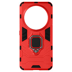 Avizar Coque pour Xiaomi 14 Ultra Anneau Support Bi-matière Antichoc Rouge