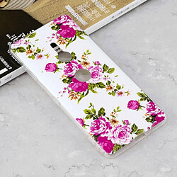 Wewoo Coque Étui de protection TPU Antichoc Lumineux Rosa Multiflora motif floral pour Sony Xperia XZ4