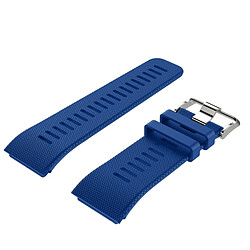 Wewoo Bracelet pour montre connectée Dragonne Sport en silicone Garmin Vivoactive HR Bleu