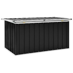 Acheter Helloshop26 Coffre boîte meuble de jardin rangement anthracite 129 x 67 x 65 cm 02_0013060