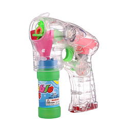 Wewoo Jeux Jouets Transparent Pistolet à bulles de jouet électrique, liquide à non inclus