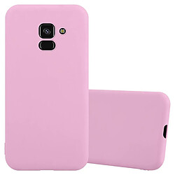 Cadorabo Coque Samsung Galaxy A8 PLUS 2018 Etui en Rose