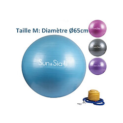 Avis Ac-Deco Ballon de Fitness - D 65 cm - Bleu