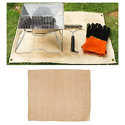 Acheter Cheminée BBQ Gril Tapis Couverture Pad Sol Tapis Ignifuge Coussin Extérieur M