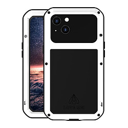 Coque en silicone robuste intégré blanc pour votre Apple iPhone 13 6.1 pouces