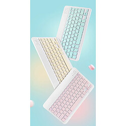 Acheter Ensemble De Peignes Clavier Souris Bluetooth 2,4 GHz Pour IPad 10 Pouces Rose