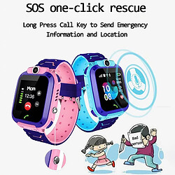 Acheter Universal Smartwatch pour enfantsSOS pour téléphones portables pour enfantsSmartwatch avec carte SIM photo imperméable IP67 pour enfants Regardez les cadeaux pour les garçons et les filles | Smartwatch (rose)