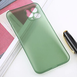 Acheter Wewoo Coque Souple Pour iphone 11 ultra-mince PP cas vert foncé