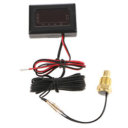 12v-24v voiture lcd numérique eau temp température jauge mètre avec capteur 17mm