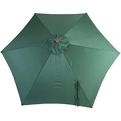 Decoshop26 Parasol de jardin Ø 3m polyester/bois vert olive 04_0003824