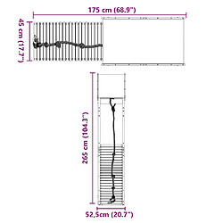 vidaXL Aire de jeux d'extérieur - Bois massif Douglas pas cher