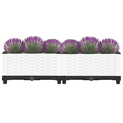 Avis Maison Chic Jardinière,Lit surélevé - Bac à fleurs - pot de fleur 80x40x23 cm Polypropylène -GKD46111