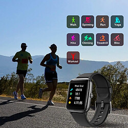 Acheter Universal Bracelet LCD battement cardiaque intelligent tactile étanche rappel bluetooth fitness suivi sport montre bracelet