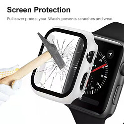 Coque en TPU intégré blanc pour votre Apple Watch Series 7 41mm