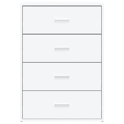 Acheter vidaXL Buffet blanc 60x31x84 cm bois d'ingénierie