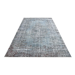 Vidal Tapis de laine 282x165 Bleu Ultra Vintage