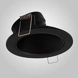 Avis Inspired Downlight encastré rond, 1 x GU10 (Max 12W), noir mat