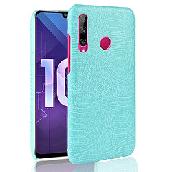 Wewoo Coque PC antichoc texture crocodile + PU pour Huawei Honor 10i / 20i vert