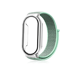 Bracelet en nylon pour votre Xiaomi Mi Band 7/7 NFC - Vert clair/transparent