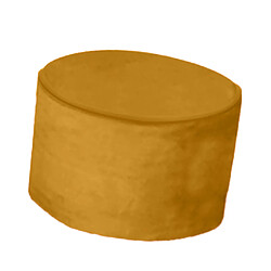 45 * 25cm rond haricot housse de pouf repose-pieds repose-pieds couvercle jaune pas cher