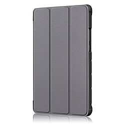 Acheter Etui en PU triple pli avec support gris pour votre Huawei MediaPad M5 Lite 8