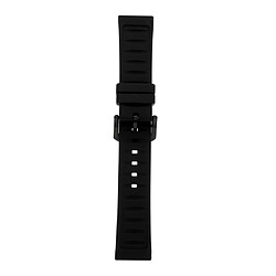 Acheter bracelet en caoutchouc de silicone noir remplacement de sport bracelet de 19mm noir