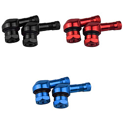 6 Pièces CNC Moto Scooter 11,3 Mm Roue De Pneu Tige De Valve Valve 90 ° Coudé