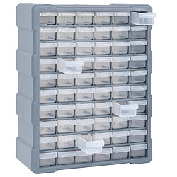 Avis vidaXL Organisateur multi-tiroirs avec 60 tiroirs 38x16x47,5 cm