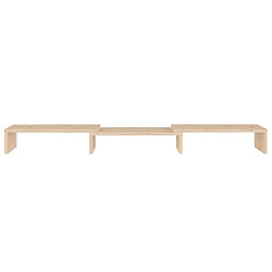 Acheter vidaXL Support pour moniteur 80x24x10,5 cm Bois de pin solide