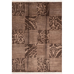 Vidal Tapis de laine 244x175 brun Darya