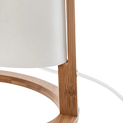 Avis Atmosphera, Createur D'Interieur Lampe en bambou Scandi - Diam. 20 cm - Blanc