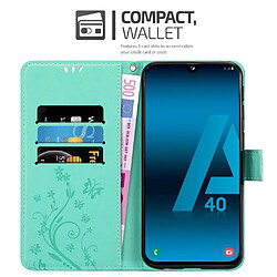 Cadorabo Coque Samsung Galaxy A40 Etui en Turquoise