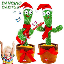 Universal Danse cactus jouets peluche electronique chant enregistrement eclairage noel deco cadeaux pas cher