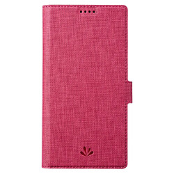 Etui en PU VILI doubles fermoirs magnétiques avec support rose pour votre Sony Xperia Pro-I