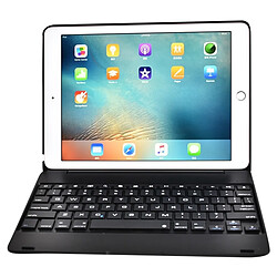 Wewoo Clavier QWERTY Universel noir pour iPad 9.7 2018 et Air & Air 2 Pro 9.7 nouvel 9.7 pouces 2017 Ultra-mince ABS Flip Type de couverture Bluetooth Horizontal étui en cuir F19B