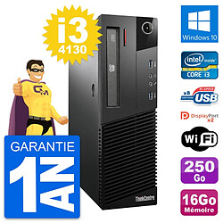 PC Lenovo ThinkCentre M93p SFF i3-4130 RAM 16Go Disque 250Go Windows 10 Wifi - Occasion