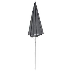 Avis vidaXL Parasol de plage 180 cm Anthracite